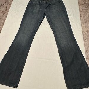 Joe's Jeans "Honey" boot cut with gemstone embellishments medium/dark wash.